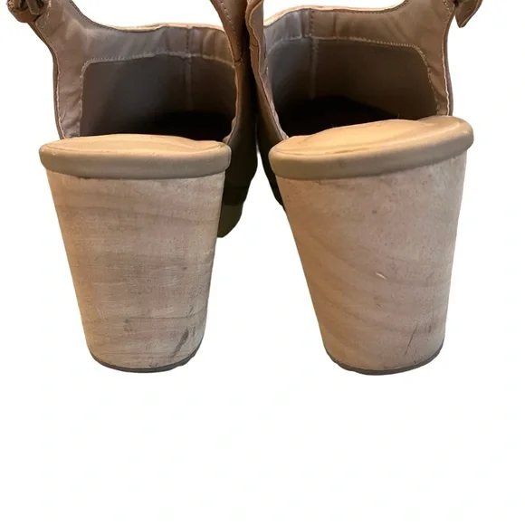 LOFT Slingback Leather Clogs, Sz 8 - Picture 13 of 15